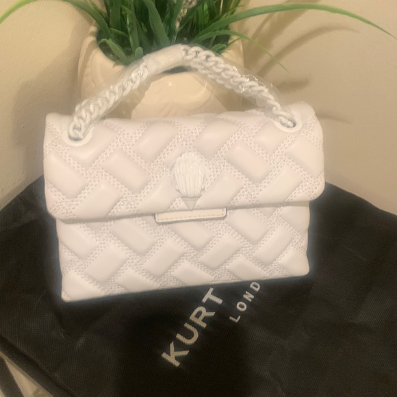 Kurt Geiger London Mini Kensington Drench Leather Shoulder Bag - Picture 3 of 16